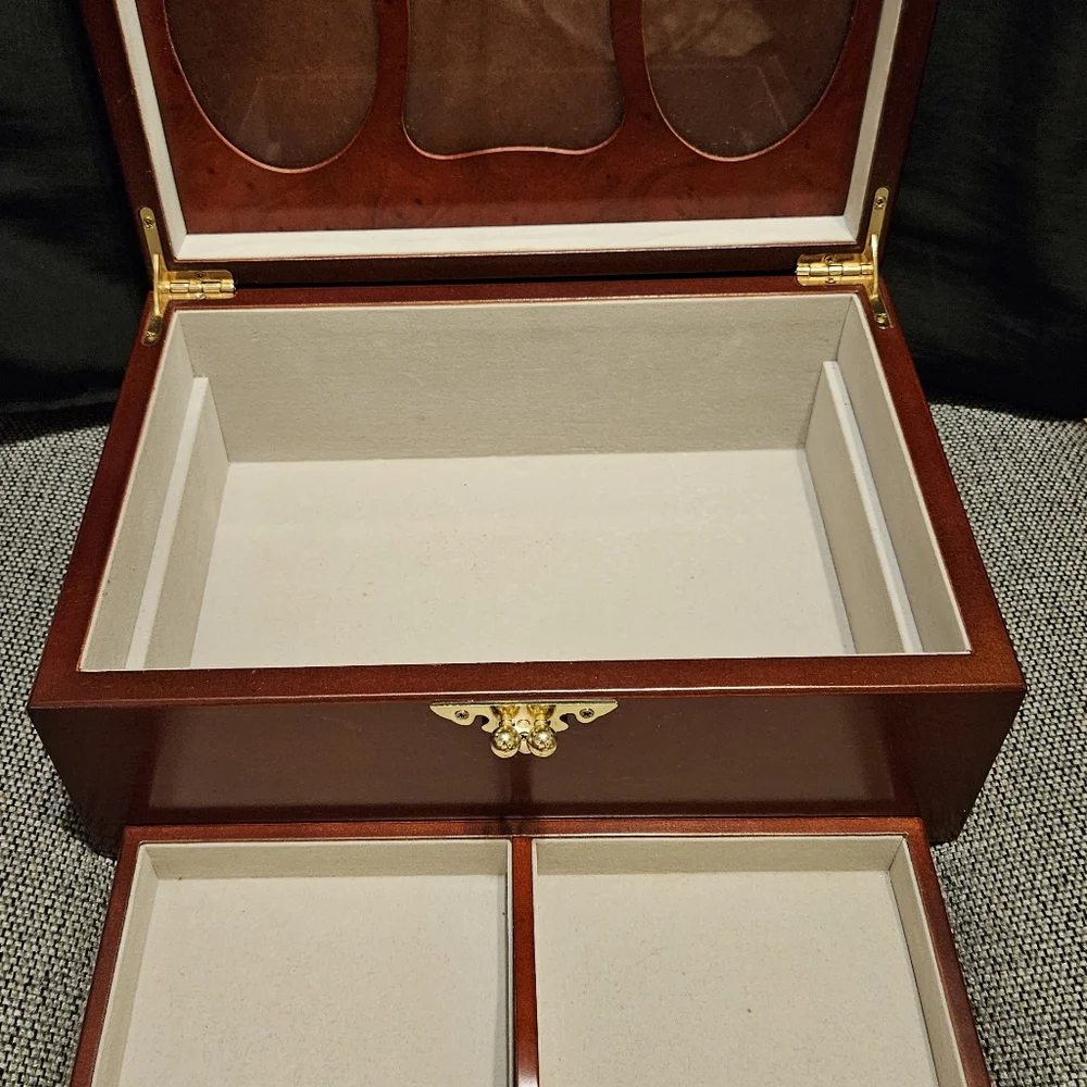 Gunther Mele Rosewood Wedding Memories Keepsake Jewelry Box
